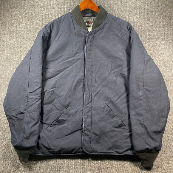 Bulwark Other - Bulwark FR Snap Up Jacket Men's XXL Blue Quilted Pockets Workwear